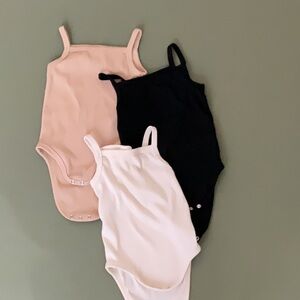 Kids One Piece Set - Black, White, and Pink